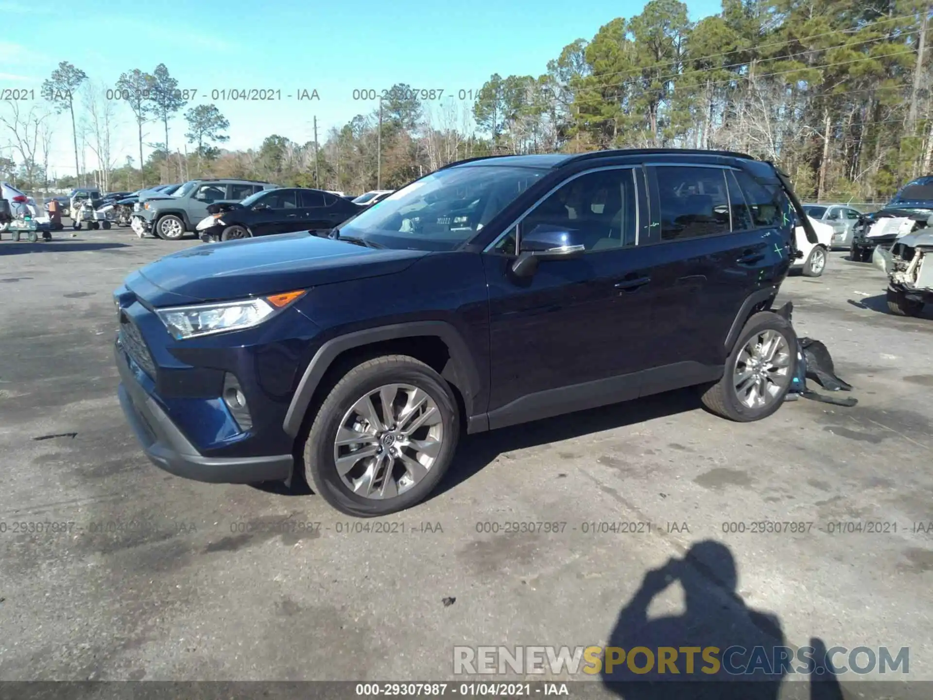 2 Photograph of a damaged car JTMC1RFV0MD063146 TOYOTA RAV4 2021