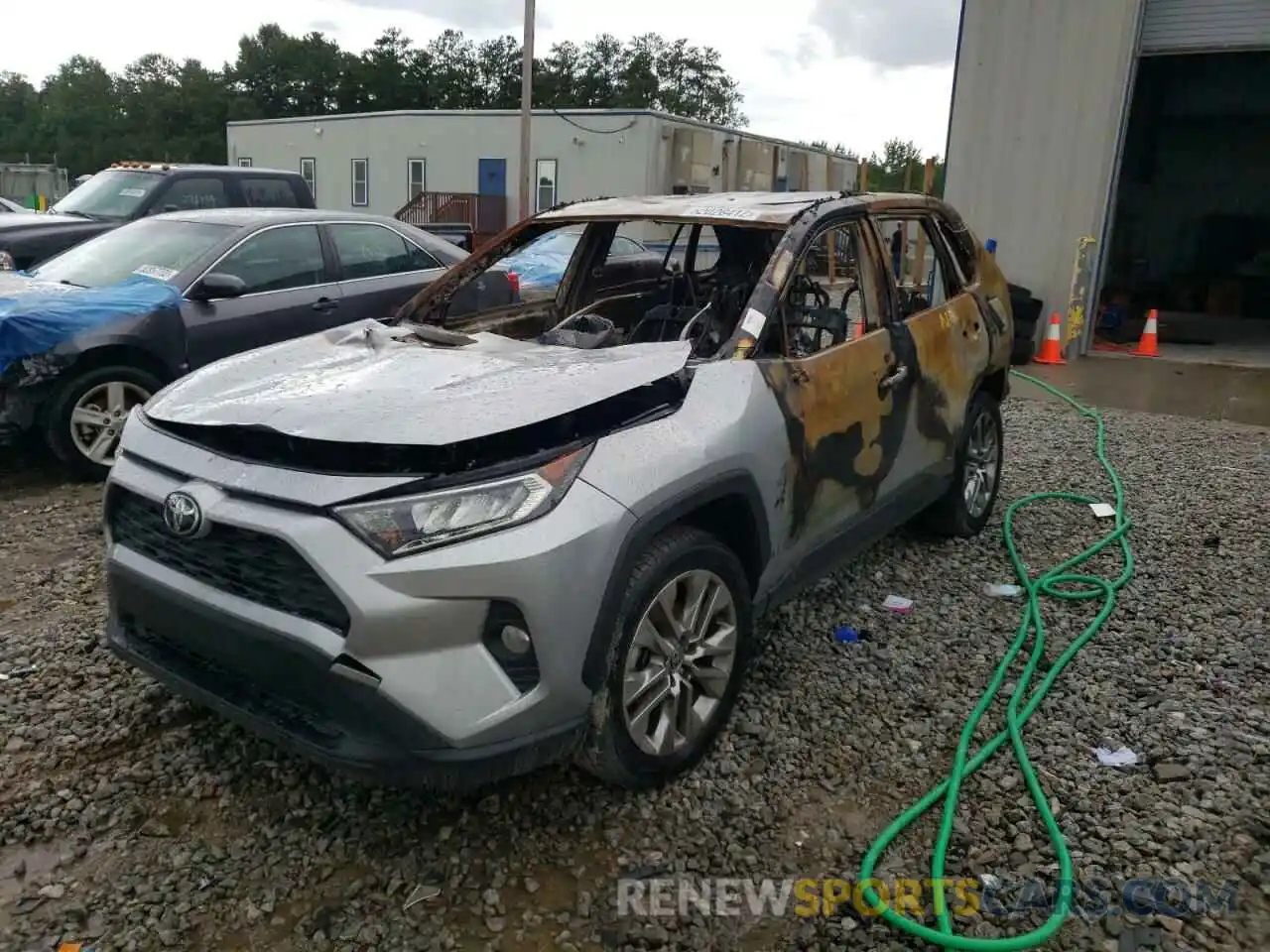 2 Photograph of a damaged car JTMC1RFV0MJ023585 TOYOTA RAV4 2021