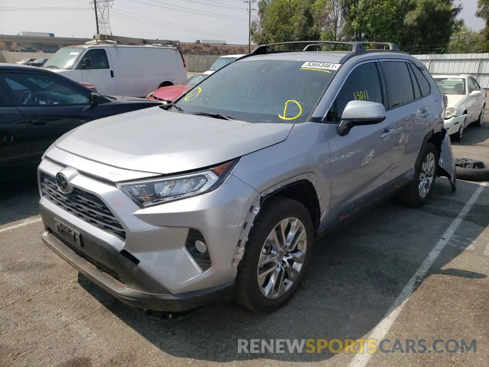 2 Фотография поврежденного автомобиля JTMC1RFV1MD062989 TOYOTA RAV4 2021