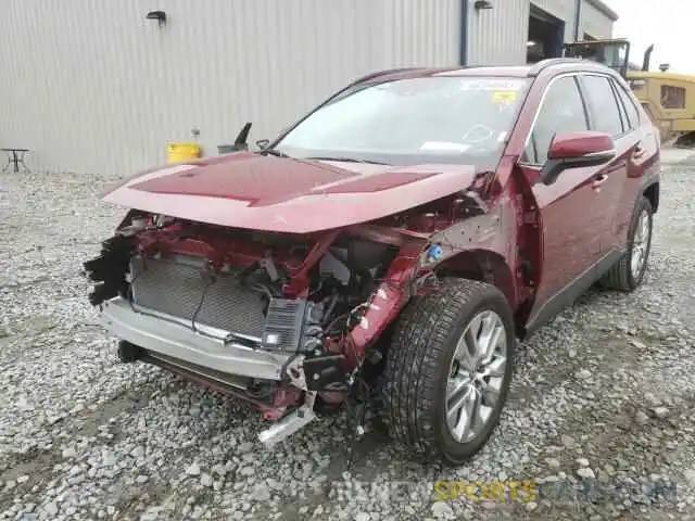 2 Photograph of a damaged car JTMC1RFV1MD070607 TOYOTA RAV4 2021