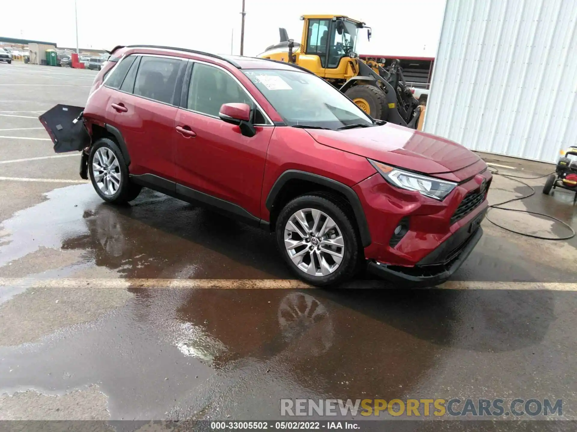 1 Фотография поврежденного автомобиля JTMC1RFV1MD076259 TOYOTA RAV4 2021