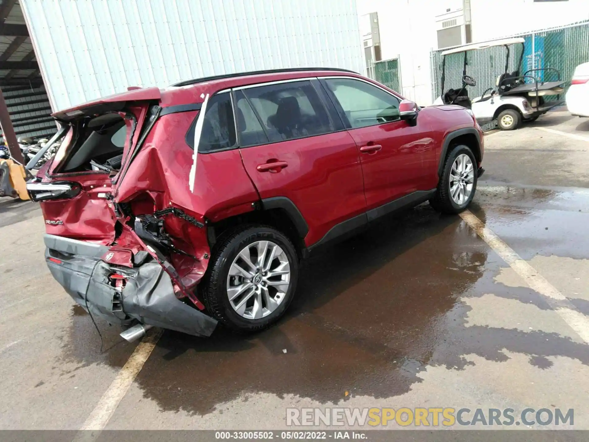 4 Photograph of a damaged car JTMC1RFV1MD076259 TOYOTA RAV4 2021