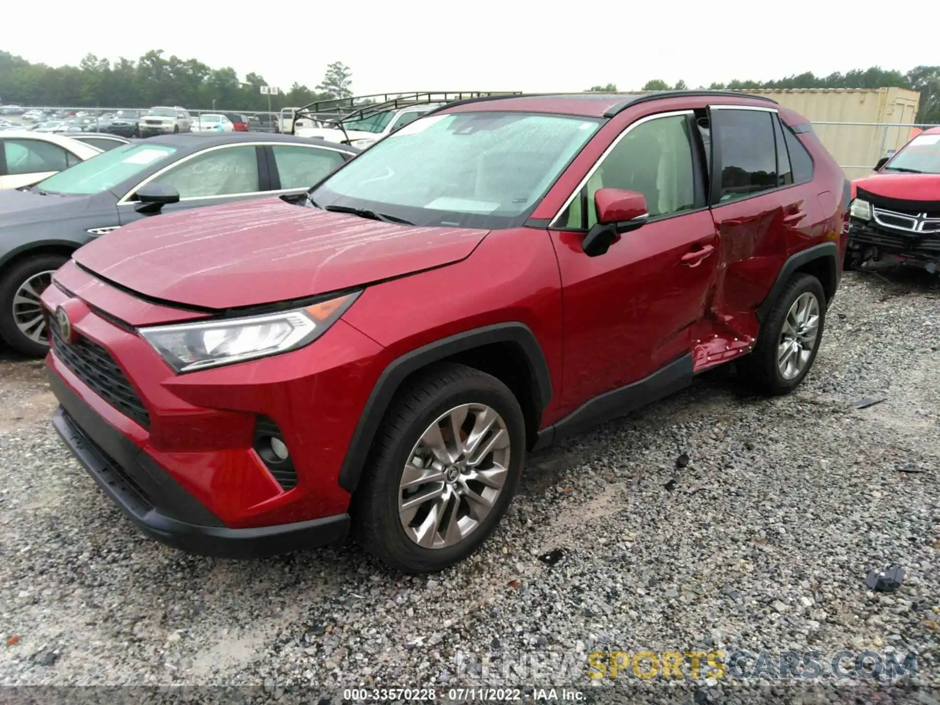 2 Photograph of a damaged car JTMC1RFV3MD070267 TOYOTA RAV4 2021