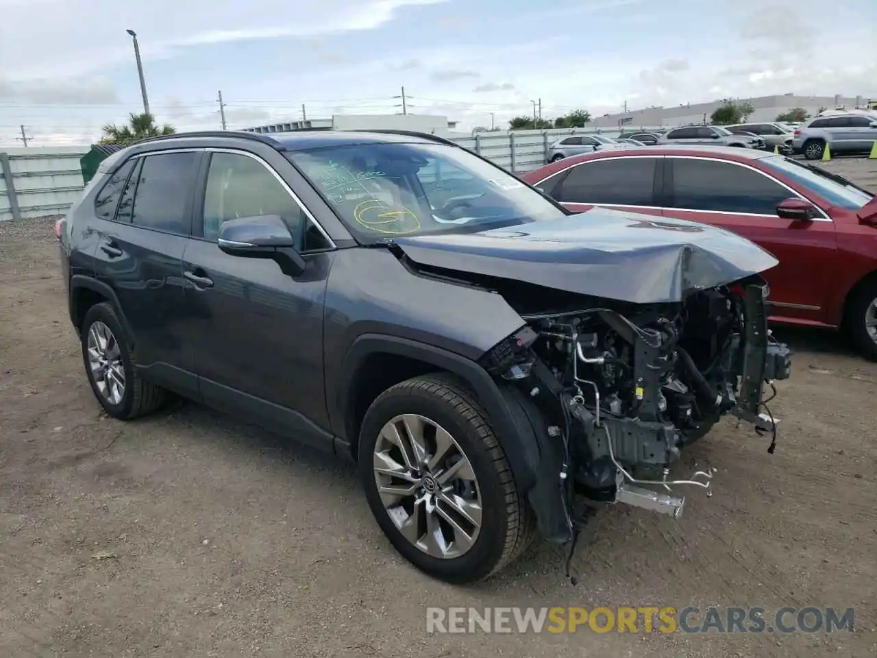 1 Photograph of a damaged car JTMC1RFV6MD081148 TOYOTA RAV4 2021