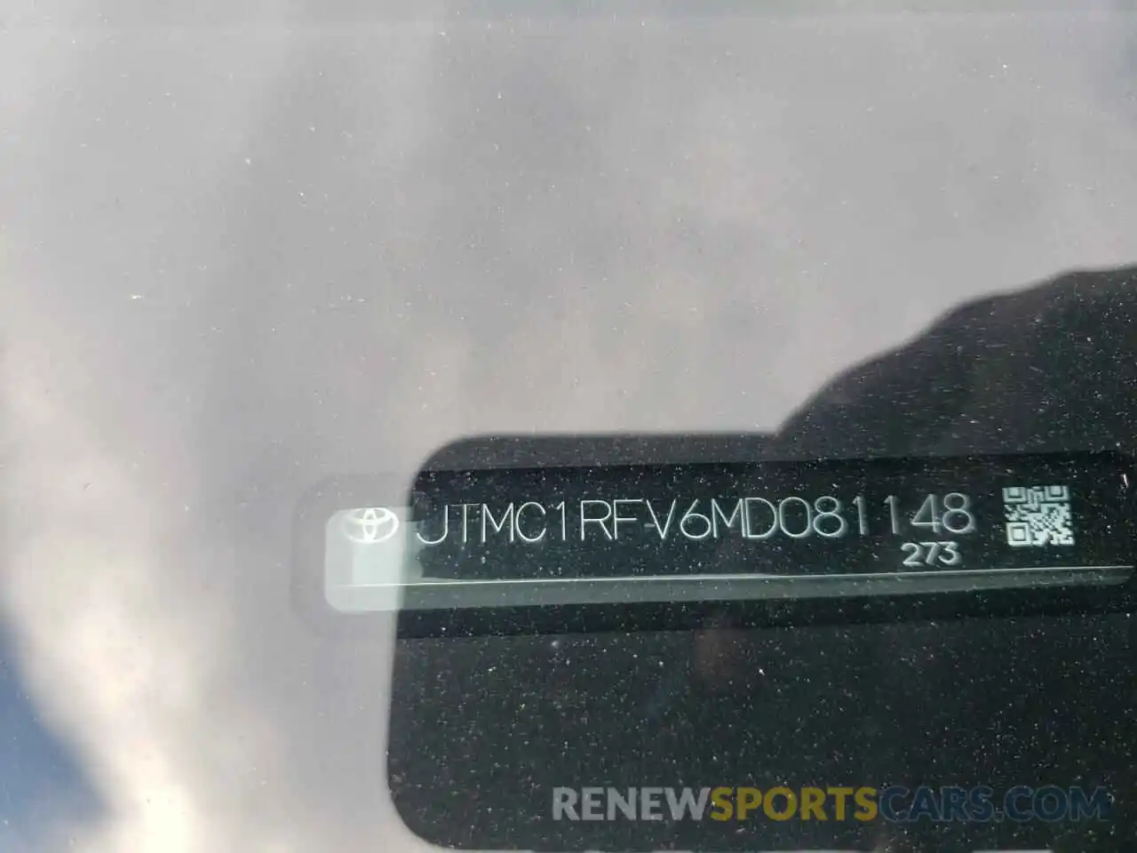 10 Фотография поврежденного автомобиля JTMC1RFV6MD081148 TOYOTA RAV4 2021