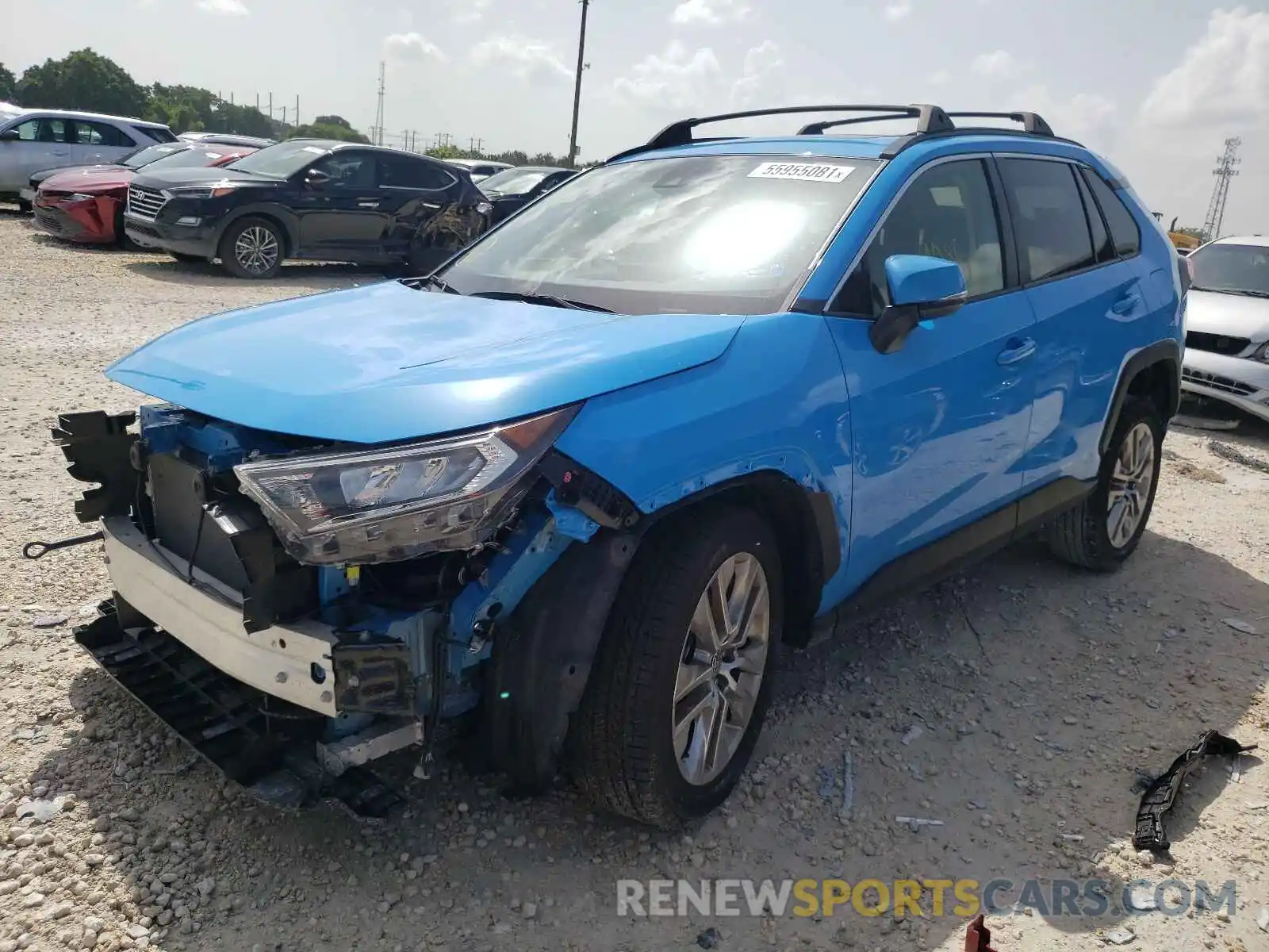 2 Photograph of a damaged car JTMC1RFV7MD064634 TOYOTA RAV4 2021