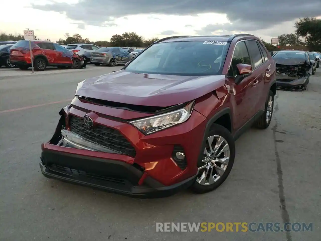 2 Photograph of a damaged car JTMC1RFV7MD065394 TOYOTA RAV4 2021