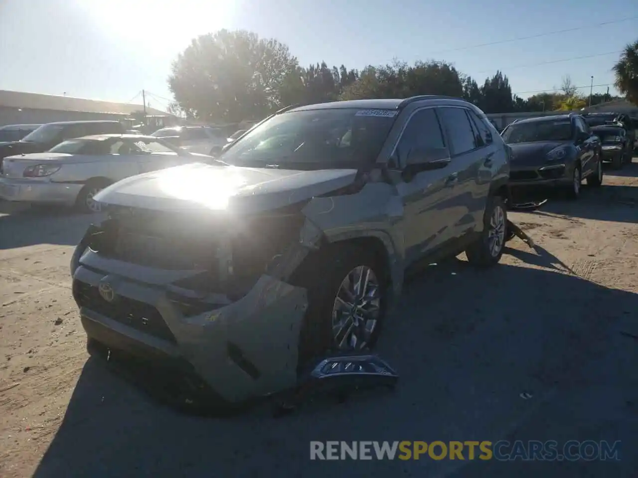 2 Photograph of a damaged car JTMC1RFV8MD074315 TOYOTA RAV4 2021