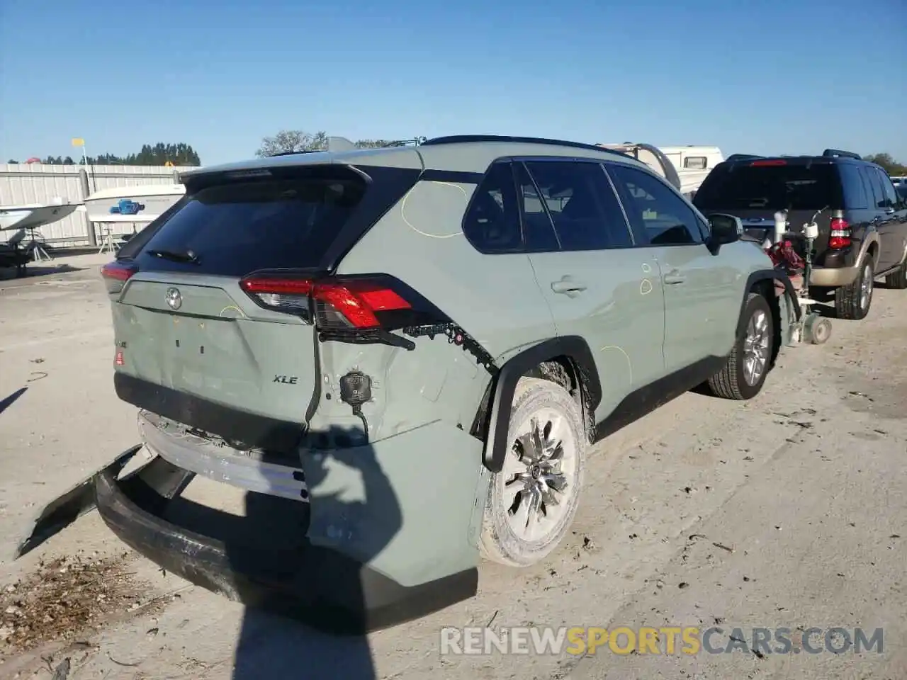 4 Photograph of a damaged car JTMC1RFV8MD074315 TOYOTA RAV4 2021