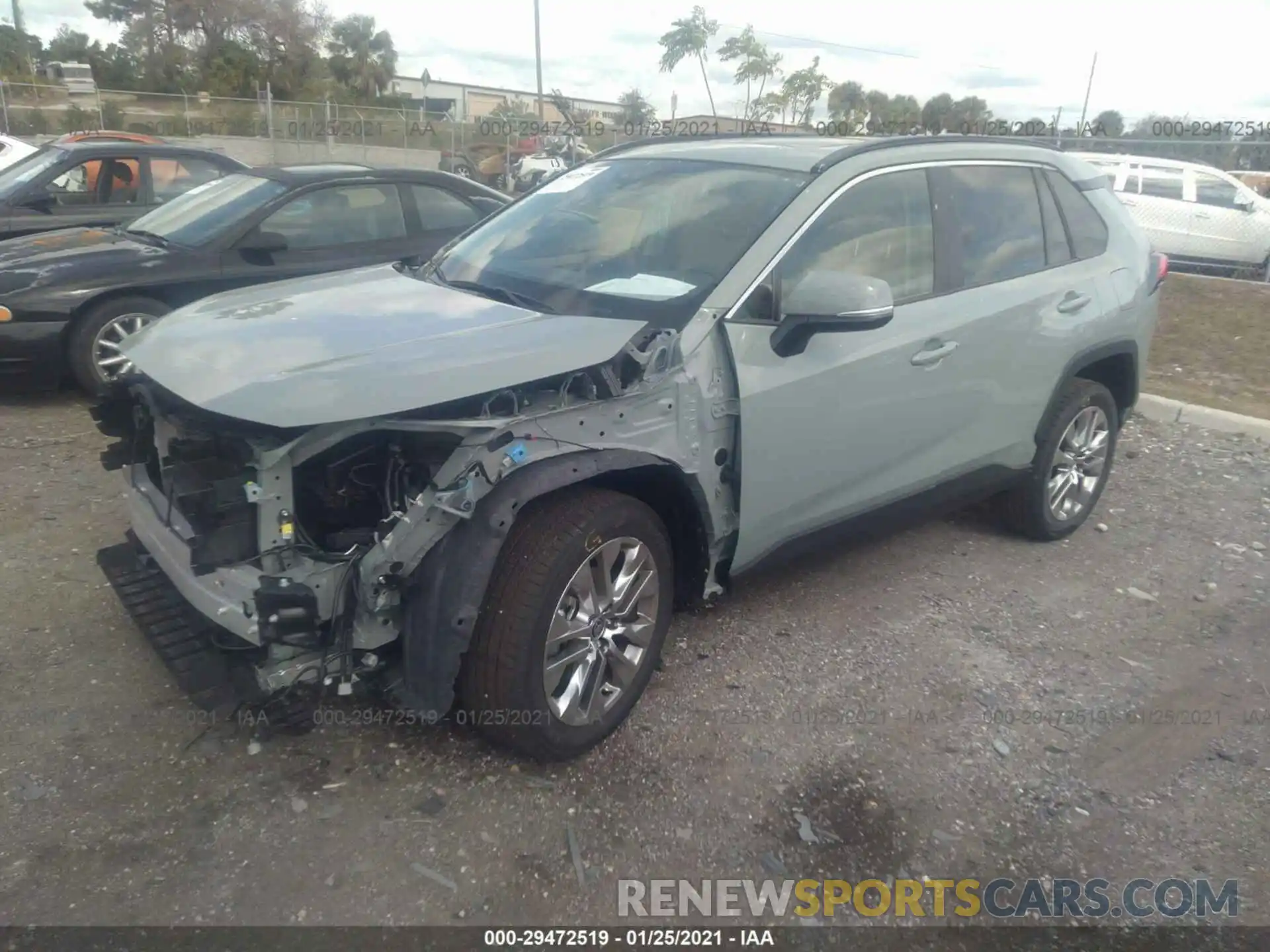 2 Photograph of a damaged car JTMC1RFV9MD070452 TOYOTA RAV4 2021