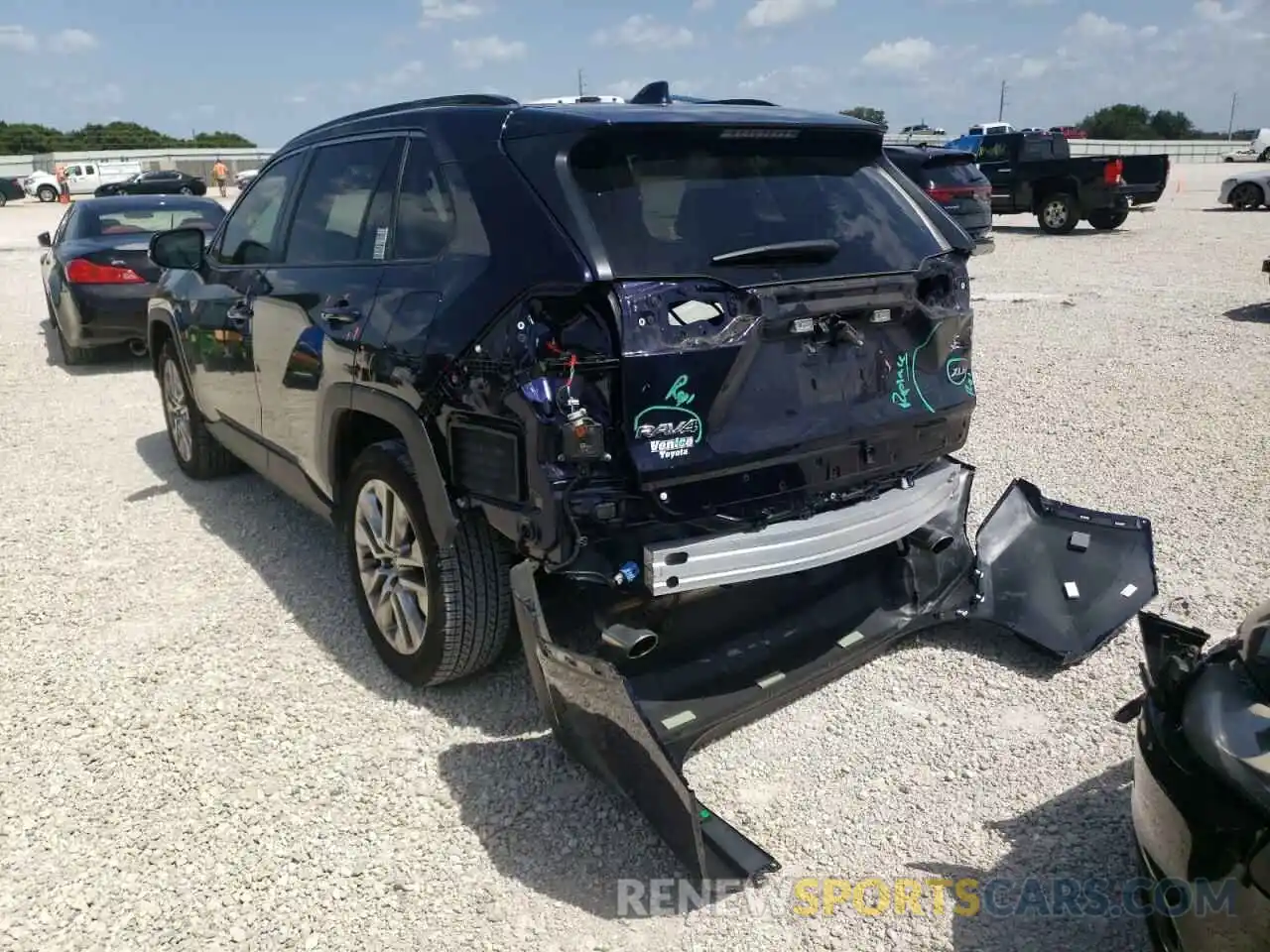 3 Photograph of a damaged car JTMC1RFV9MD072704 TOYOTA RAV4 2021