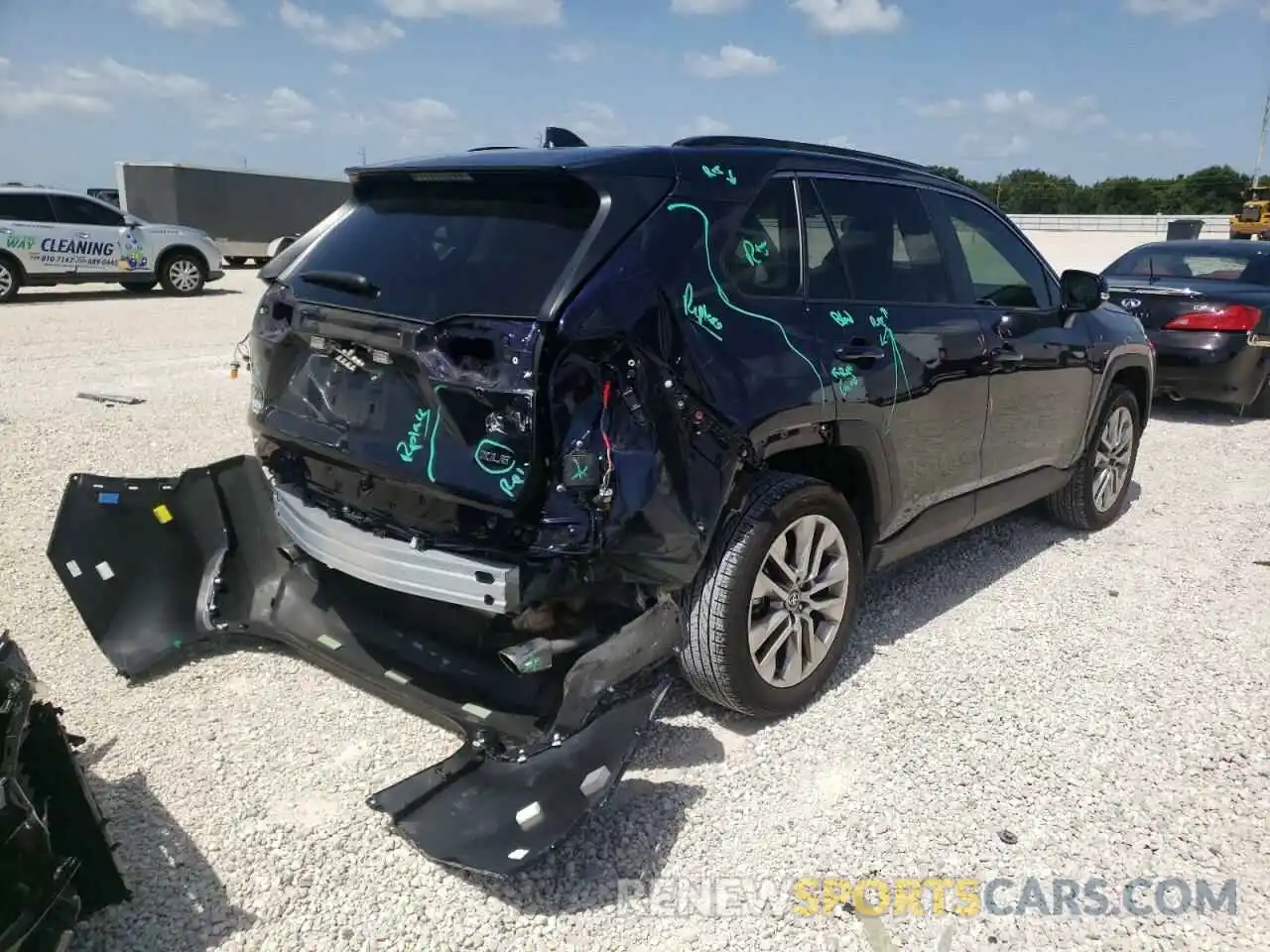 4 Photograph of a damaged car JTMC1RFV9MD072704 TOYOTA RAV4 2021