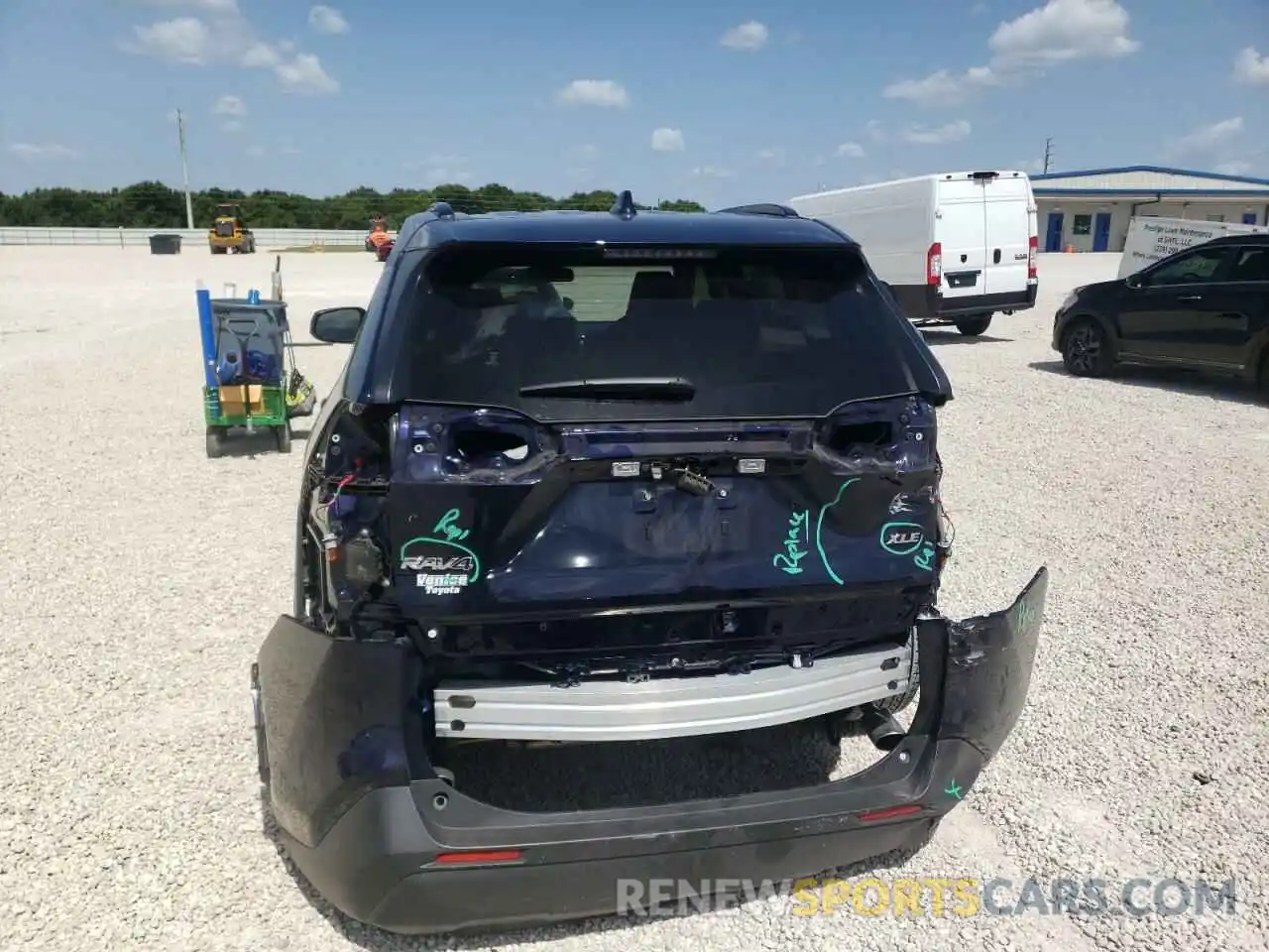 9 Photograph of a damaged car JTMC1RFV9MD072704 TOYOTA RAV4 2021