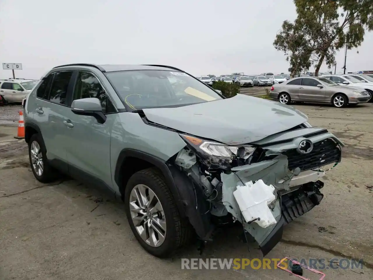 1 Photograph of a damaged car JTMC1RFVXMD067964 TOYOTA RAV4 2021