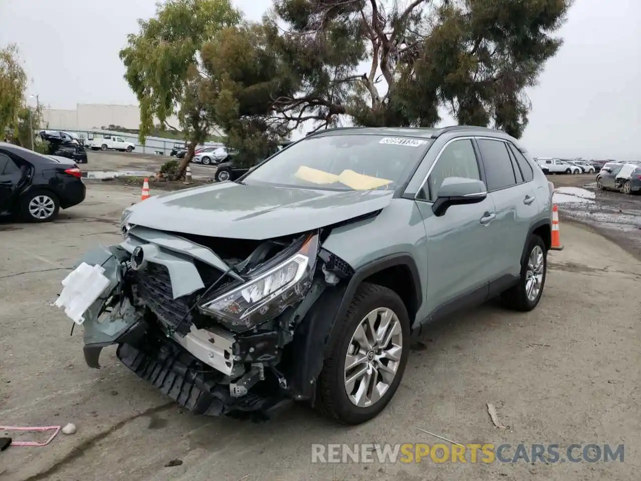 2 Photograph of a damaged car JTMC1RFVXMD067964 TOYOTA RAV4 2021