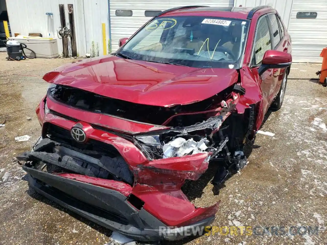 2 Photograph of a damaged car JTMC1RFVXMD074087 TOYOTA RAV4 2021