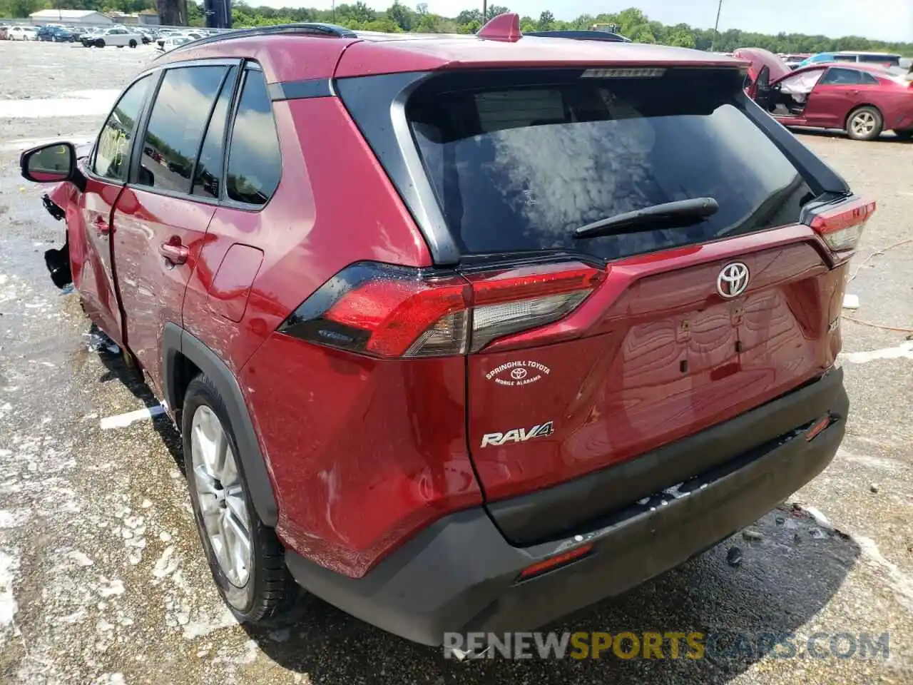 3 Photograph of a damaged car JTMC1RFVXMD074087 TOYOTA RAV4 2021