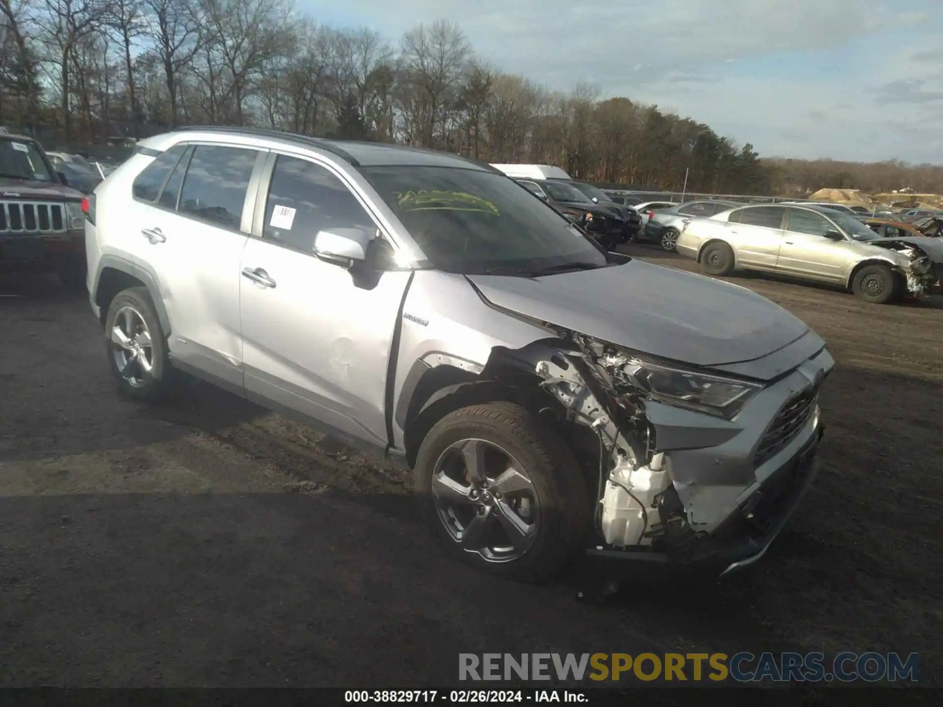 1 Photograph of a damaged car JTMD6RFV0MD013112 TOYOTA RAV4 2021