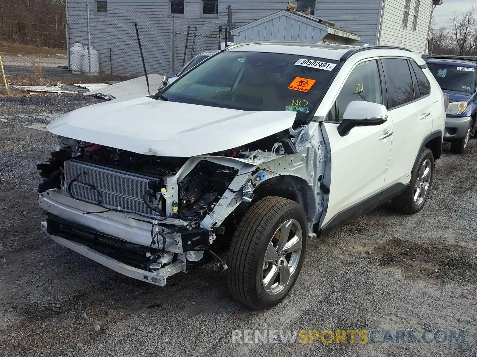 2 Photograph of a damaged car JTMD6RFV1MD011269 TOYOTA RAV4 2021