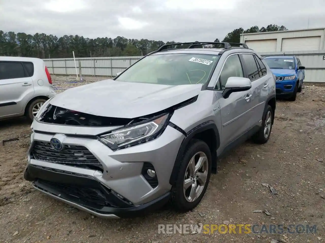 2 Photograph of a damaged car JTMD6RFV3MD034908 TOYOTA RAV4 2021