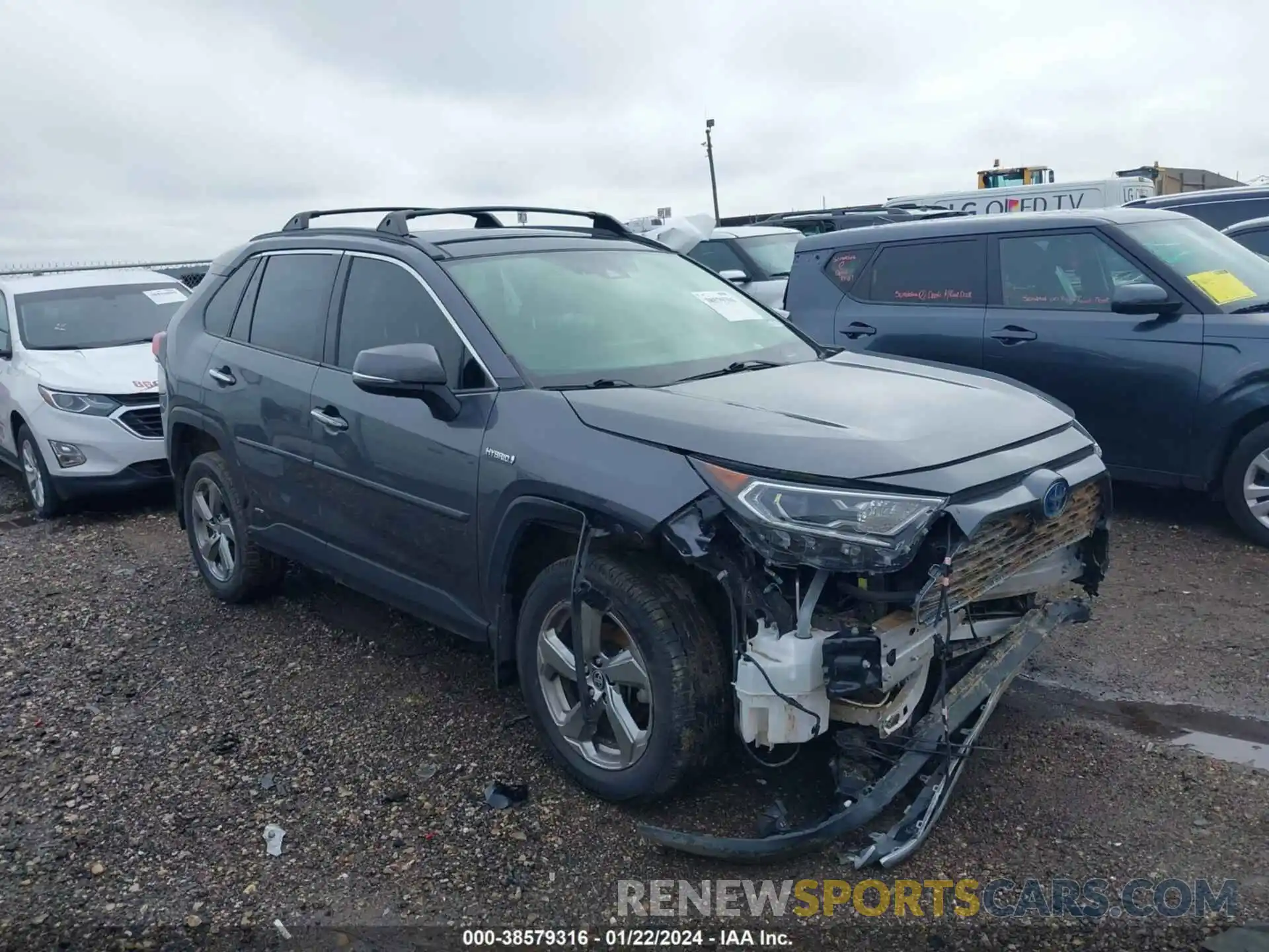 1 Photograph of a damaged car JTMD6RFV4MD514875 TOYOTA RAV4 2021