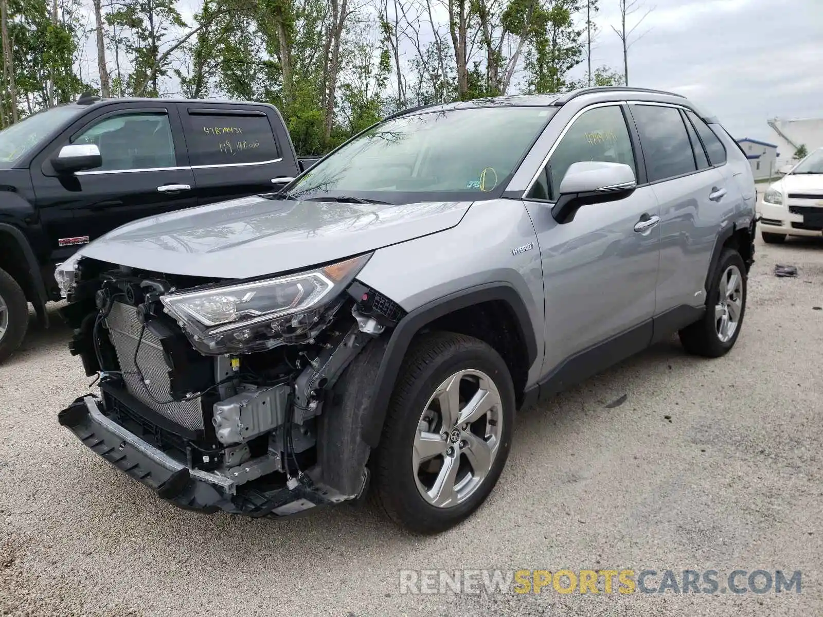 2 Photograph of a damaged car JTMD6RFV5MD012263 TOYOTA RAV4 2021