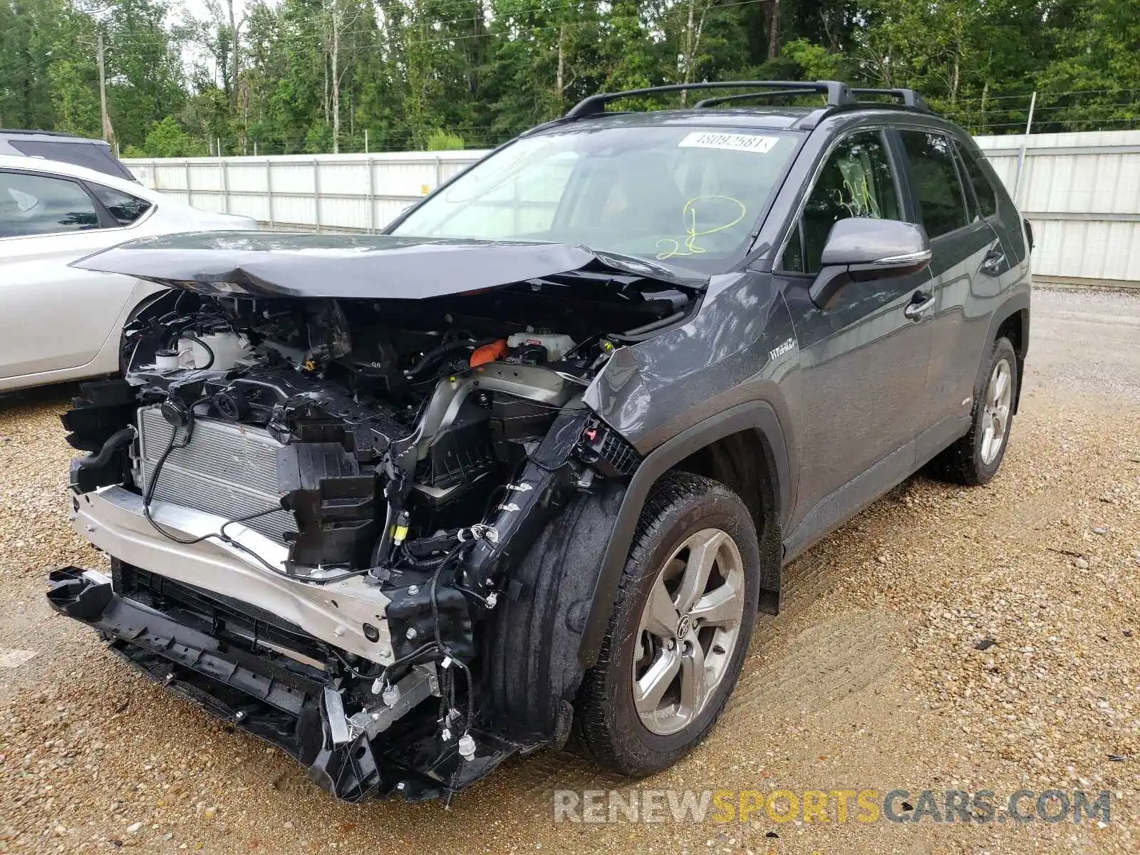 2 Photograph of a damaged car JTMD6RFV5MD020587 TOYOTA RAV4 2021