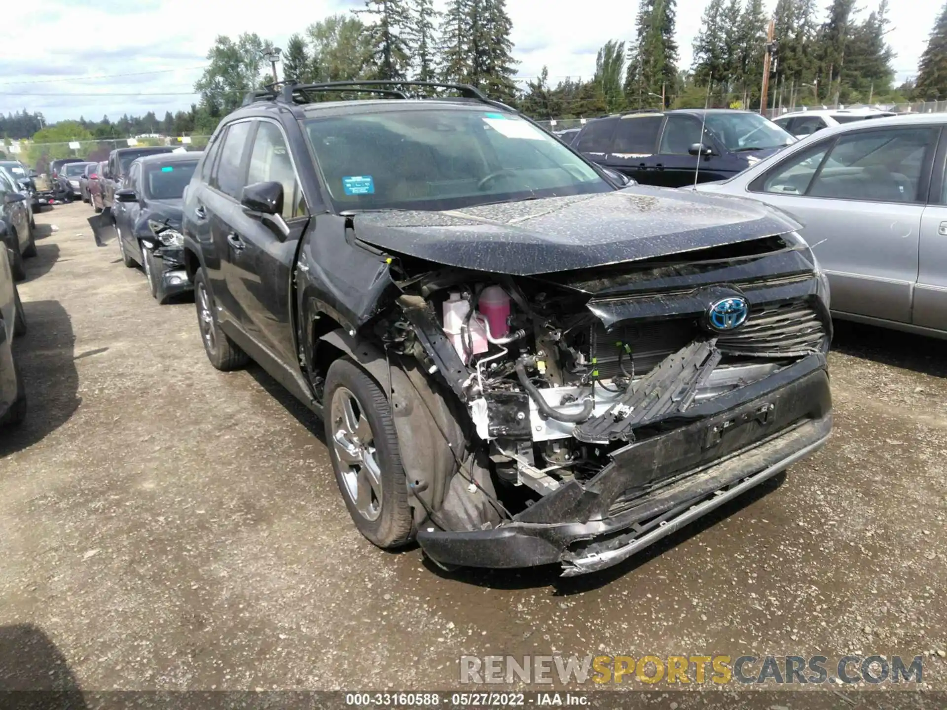 1 Photograph of a damaged car JTMD6RFV7MD041943 TOYOTA RAV4 2021