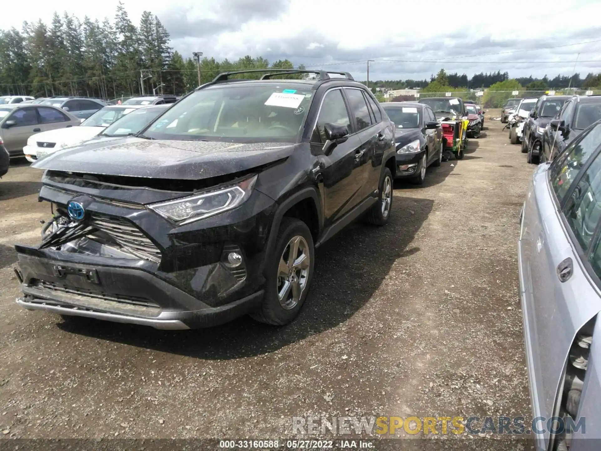 2 Photograph of a damaged car JTMD6RFV7MD041943 TOYOTA RAV4 2021