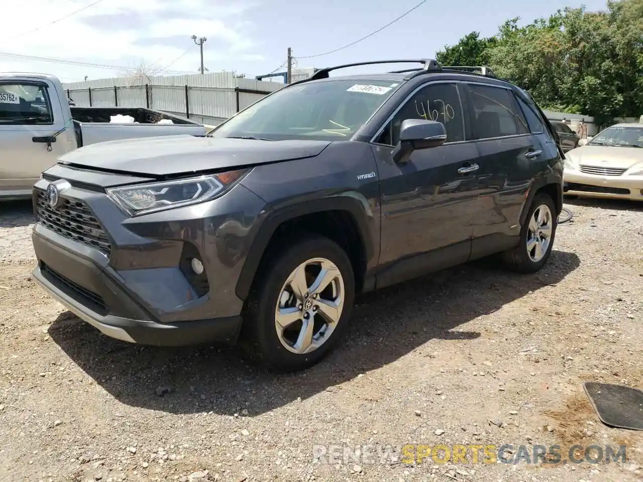 2 Photograph of a damaged car JTMD6RFV7MD044373 TOYOTA RAV4 2021