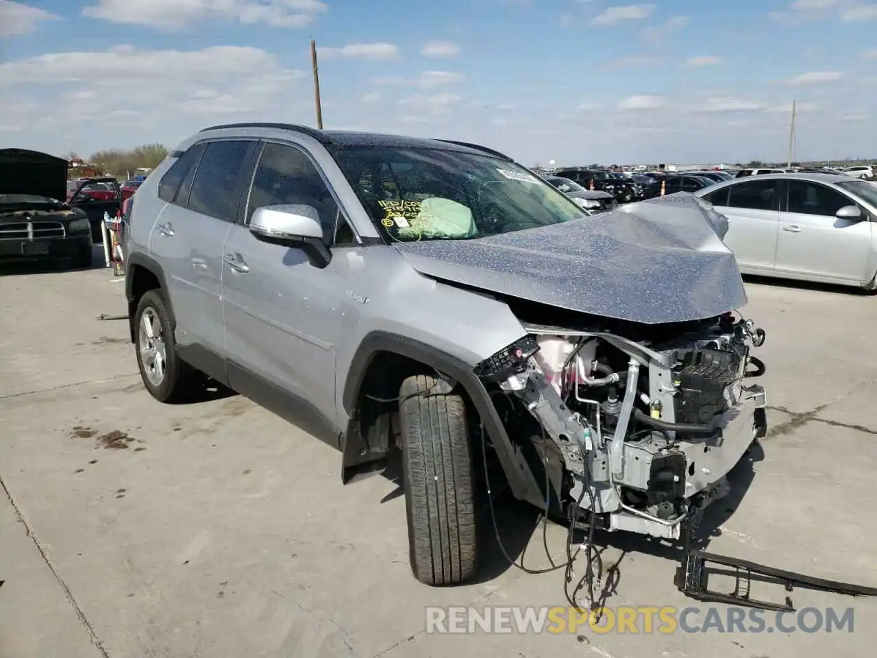 1 Photograph of a damaged car JTMD6RFV9MD019992 TOYOTA RAV4 2021