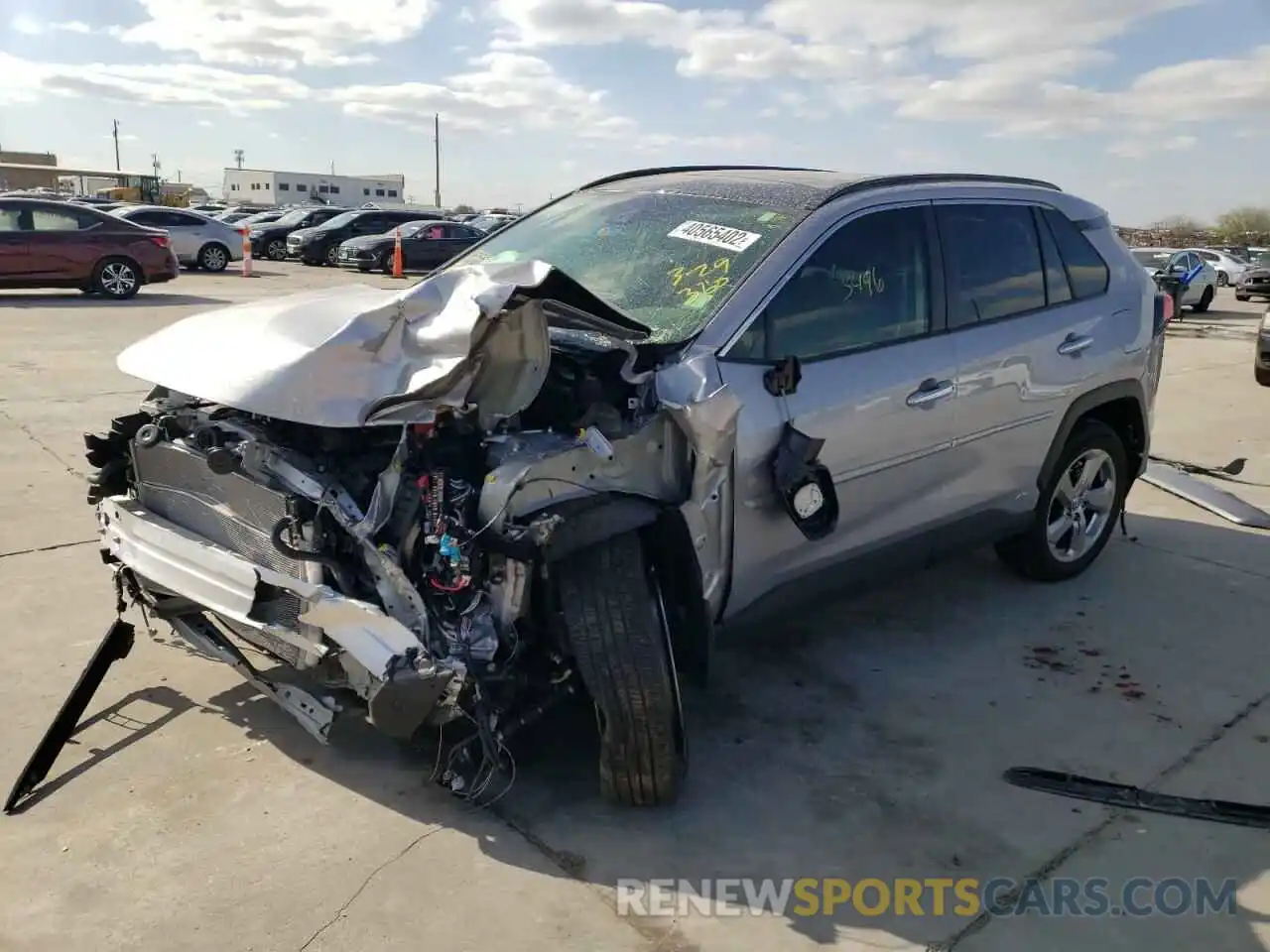 2 Photograph of a damaged car JTMD6RFV9MD019992 TOYOTA RAV4 2021