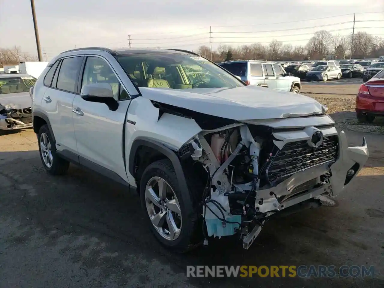 1 Photograph of a damaged car JTMD6RFVXMD011075 TOYOTA RAV4 2021