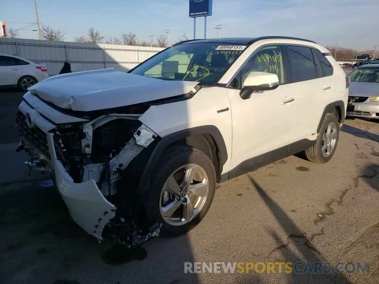 2 Photograph of a damaged car JTMD6RFVXMD011075 TOYOTA RAV4 2021