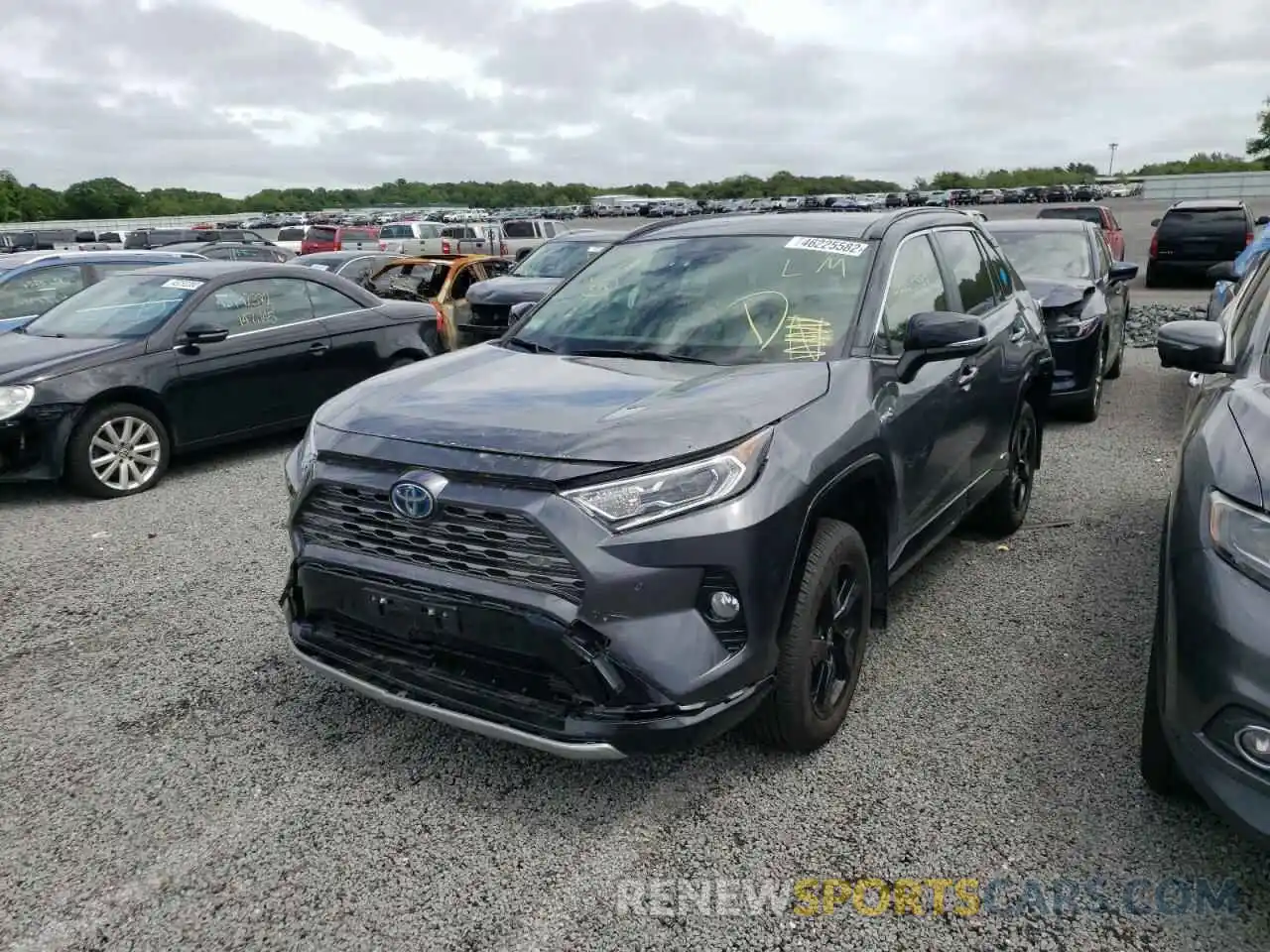 2 Photograph of a damaged car JTME6RFV0MD507894 TOYOTA RAV4 2021