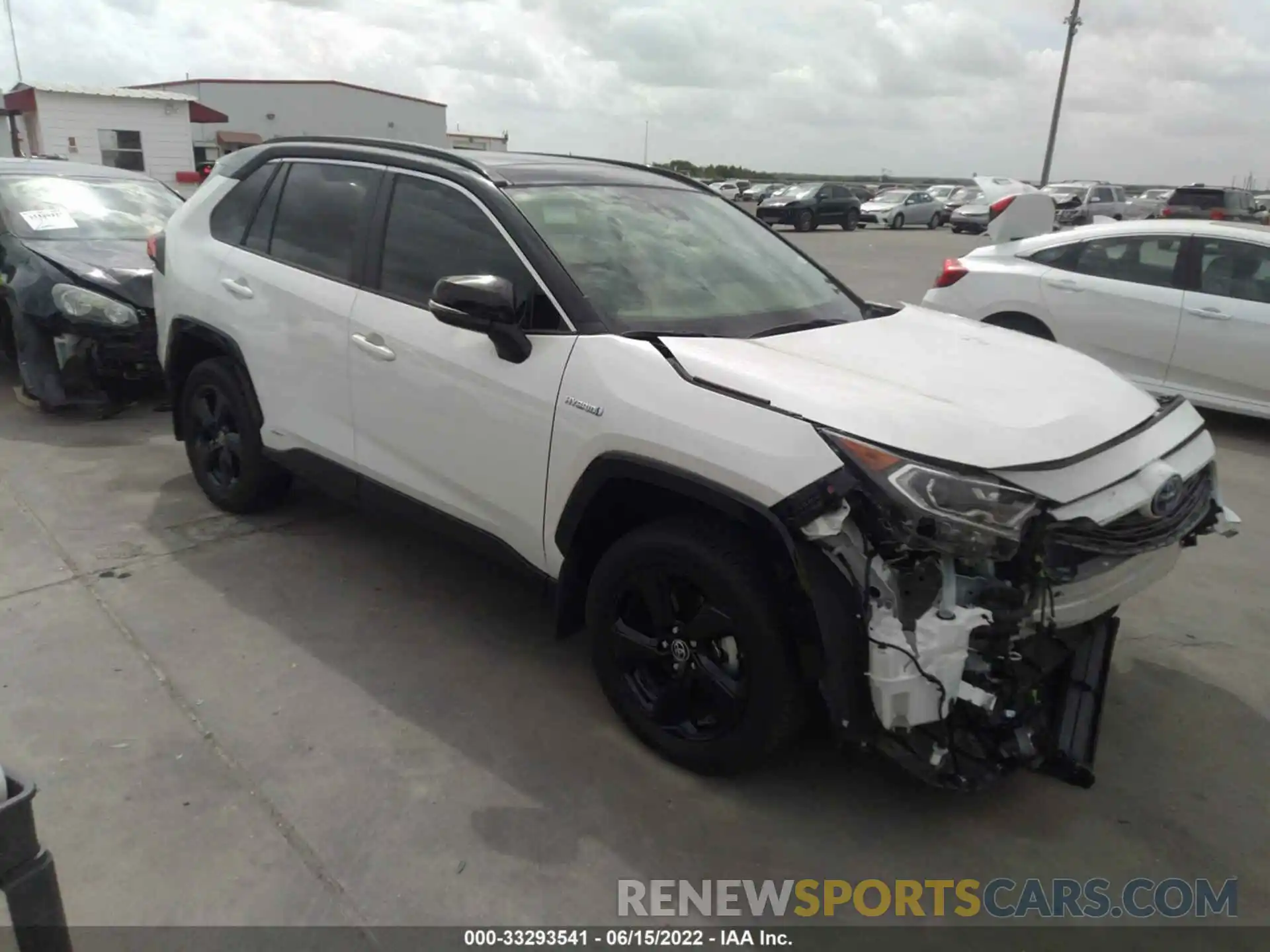 1 Photograph of a damaged car JTME6RFV0MD515753 TOYOTA RAV4 2021