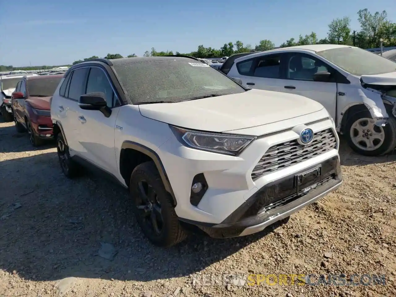 1 Photograph of a damaged car JTME6RFV0MD517423 TOYOTA RAV4 2021