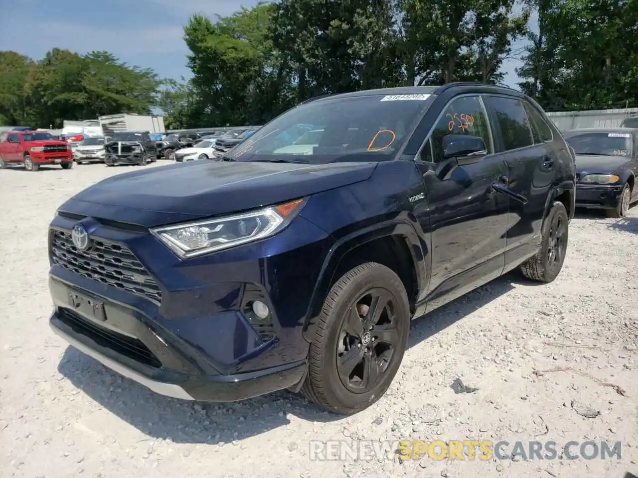 2 Photograph of a damaged car JTME6RFV1MD508343 TOYOTA RAV4 2021