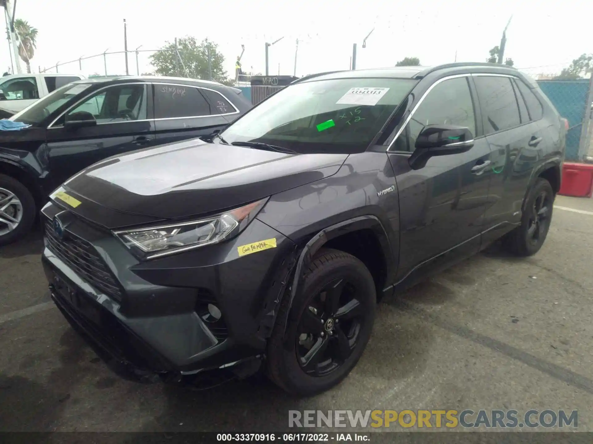 2 Photograph of a damaged car JTME6RFV1MJ012072 TOYOTA RAV4 2021