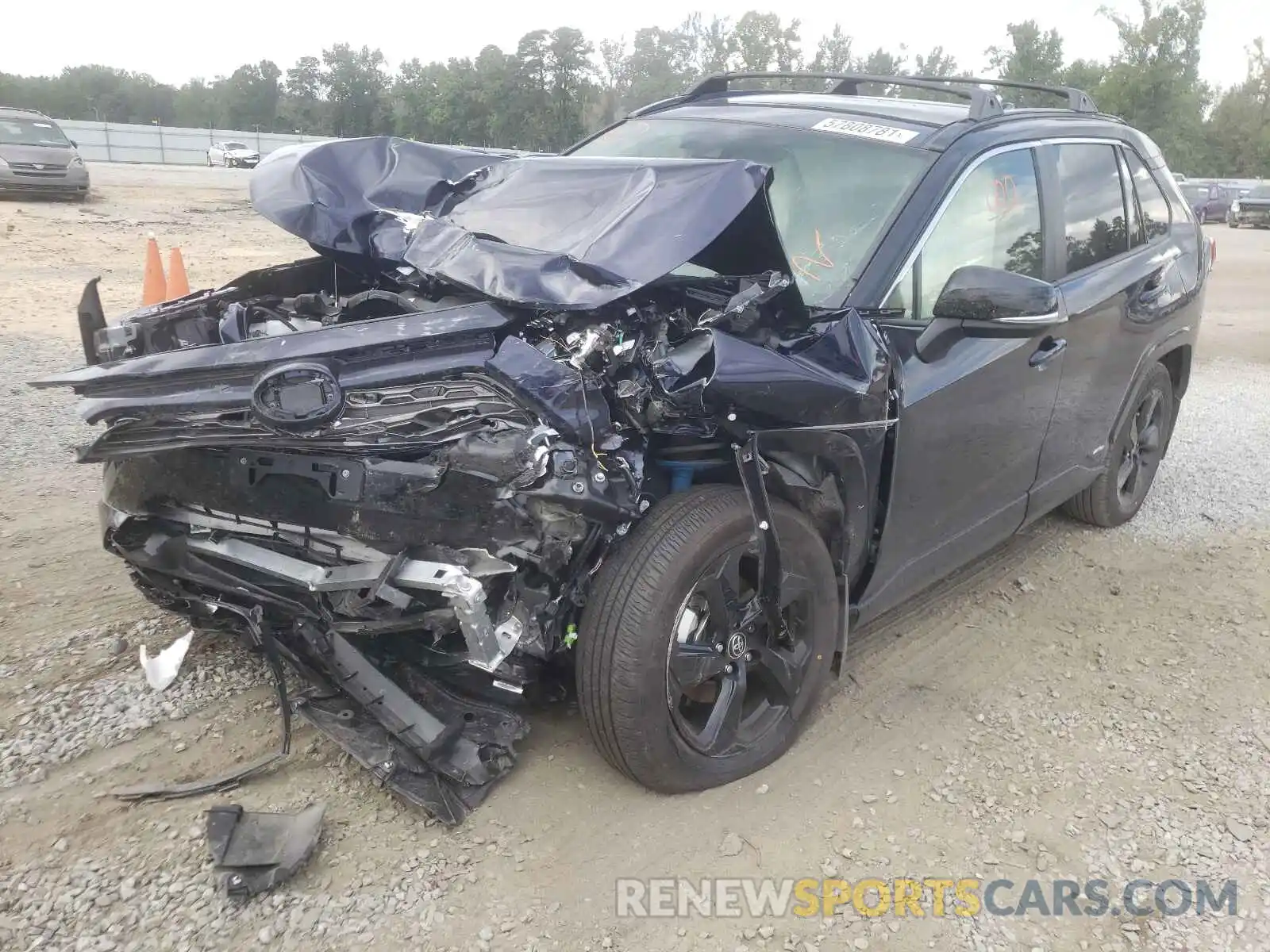 2 Photograph of a damaged car JTME6RFV2MD512806 TOYOTA RAV4 2021