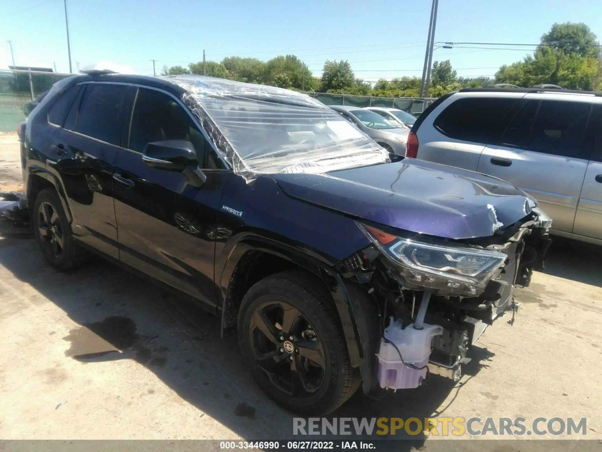 1 Photograph of a damaged car JTME6RFV2MJ010394 TOYOTA RAV4 2021