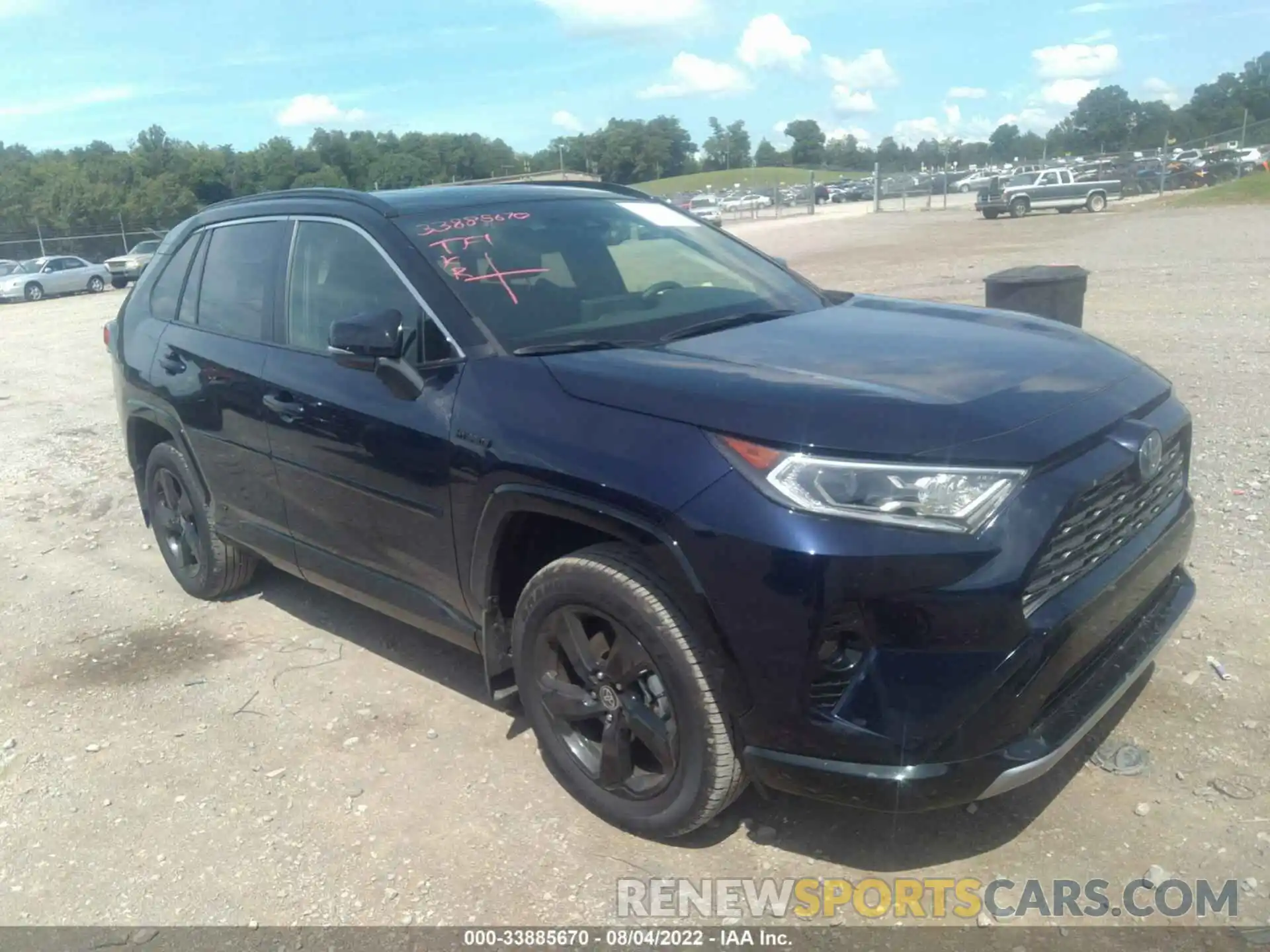 1 Photograph of a damaged car JTME6RFV3MJ006564 TOYOTA RAV4 2021