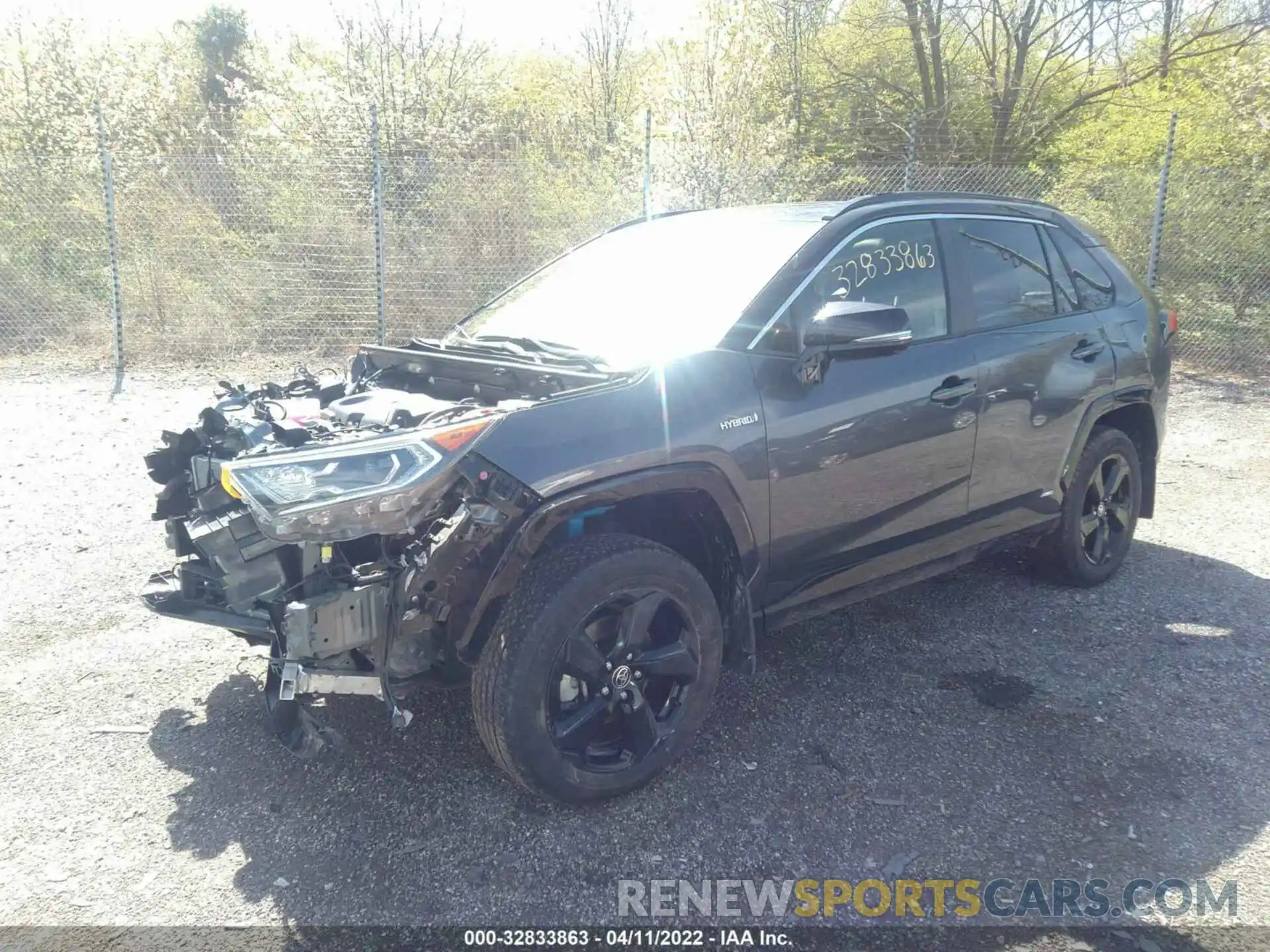 2 Photograph of a damaged car JTME6RFV3MJ012607 TOYOTA RAV4 2021