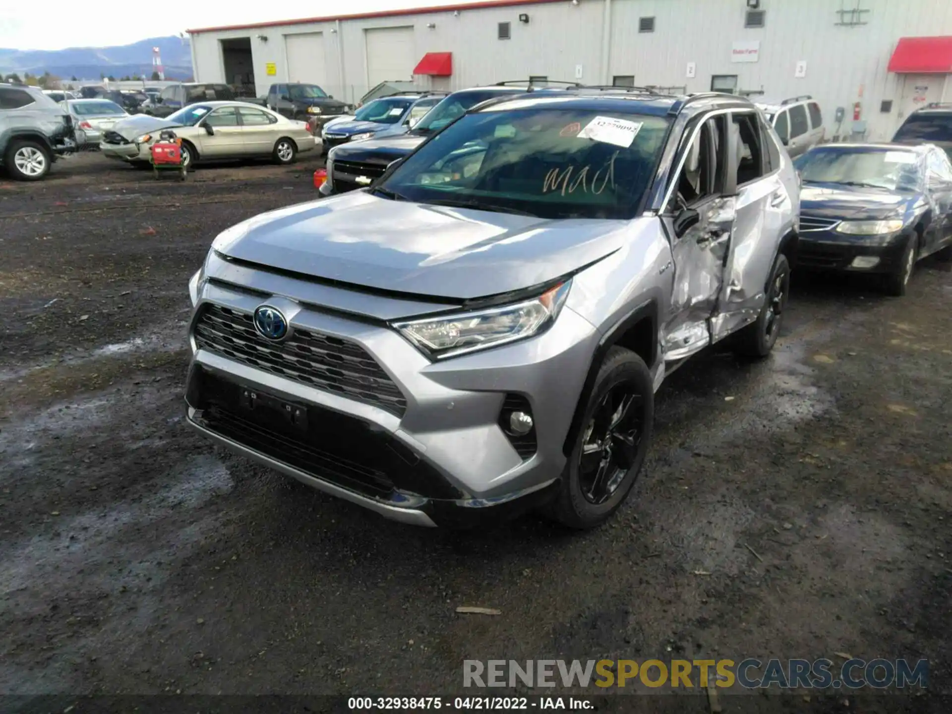 2 Photograph of a damaged car JTME6RFV4MD516792 TOYOTA RAV4 2021