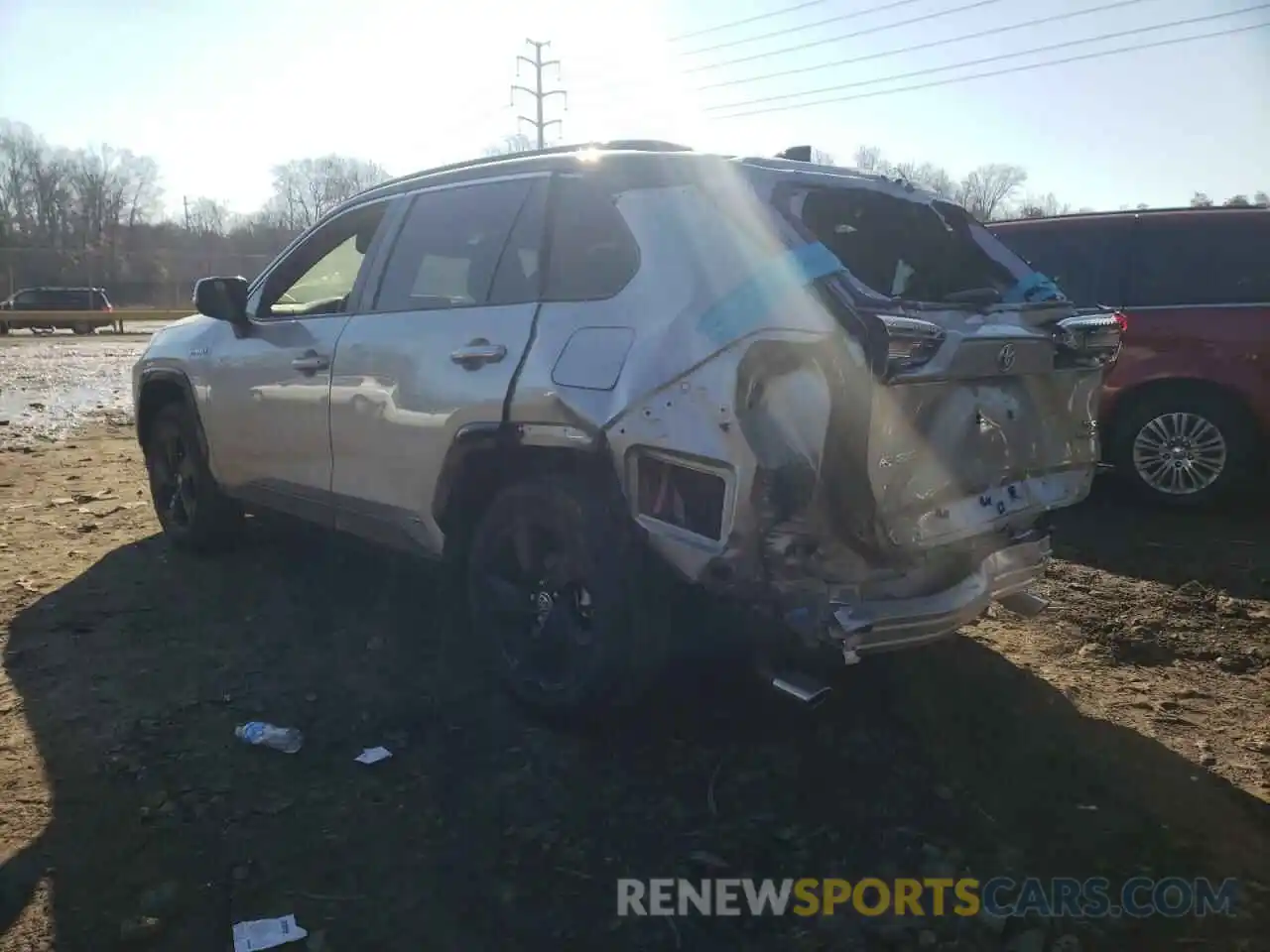 3 Photograph of a damaged car JTME6RFV6MJ007532 TOYOTA RAV4 2021