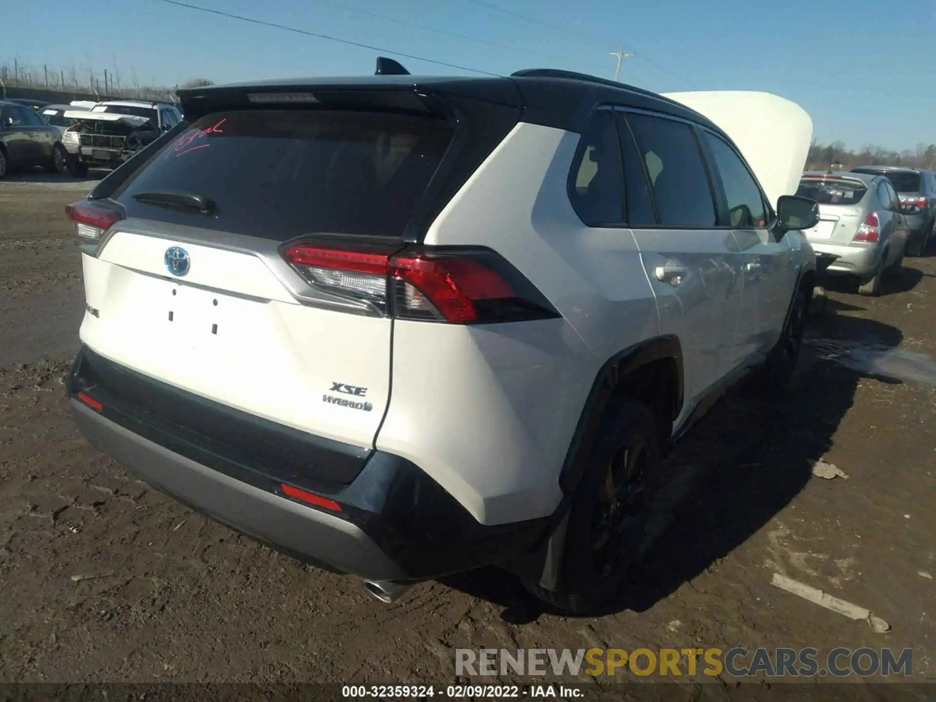 4 Photograph of a damaged car JTME6RFV6MJ010821 TOYOTA RAV4 2021