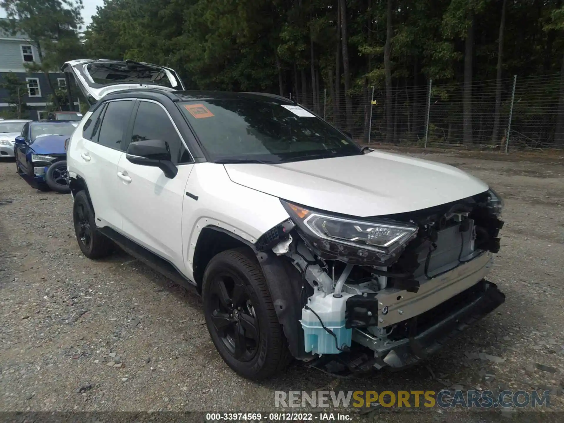 1 Photograph of a damaged car JTME6RFV7MD516365 TOYOTA RAV4 2021