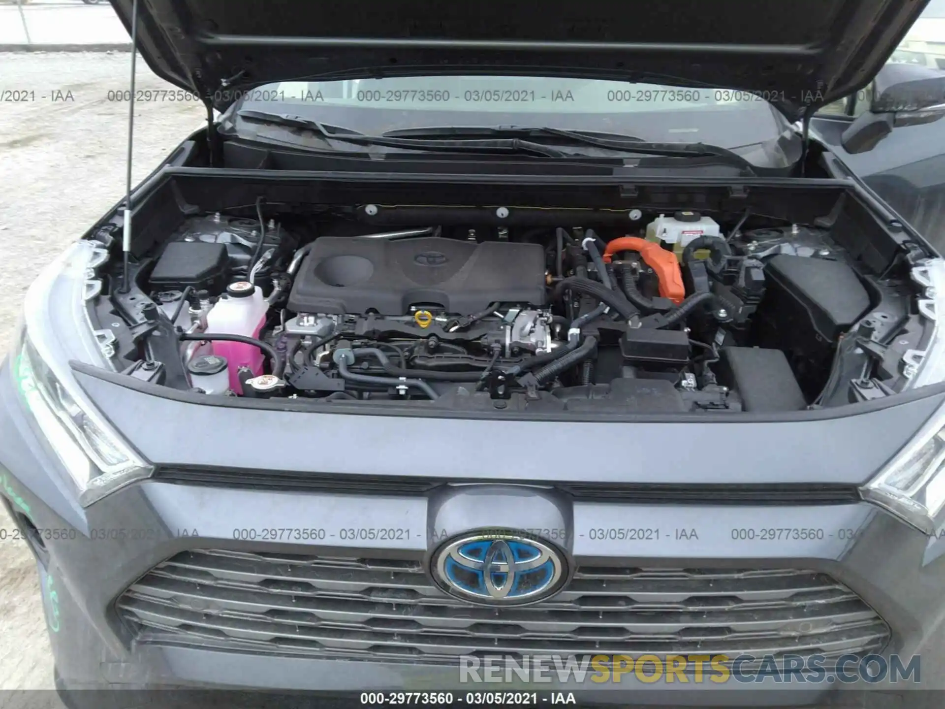 10 Photograph of a damaged car JTME6RFV8MD504113 TOYOTA RAV4 2021