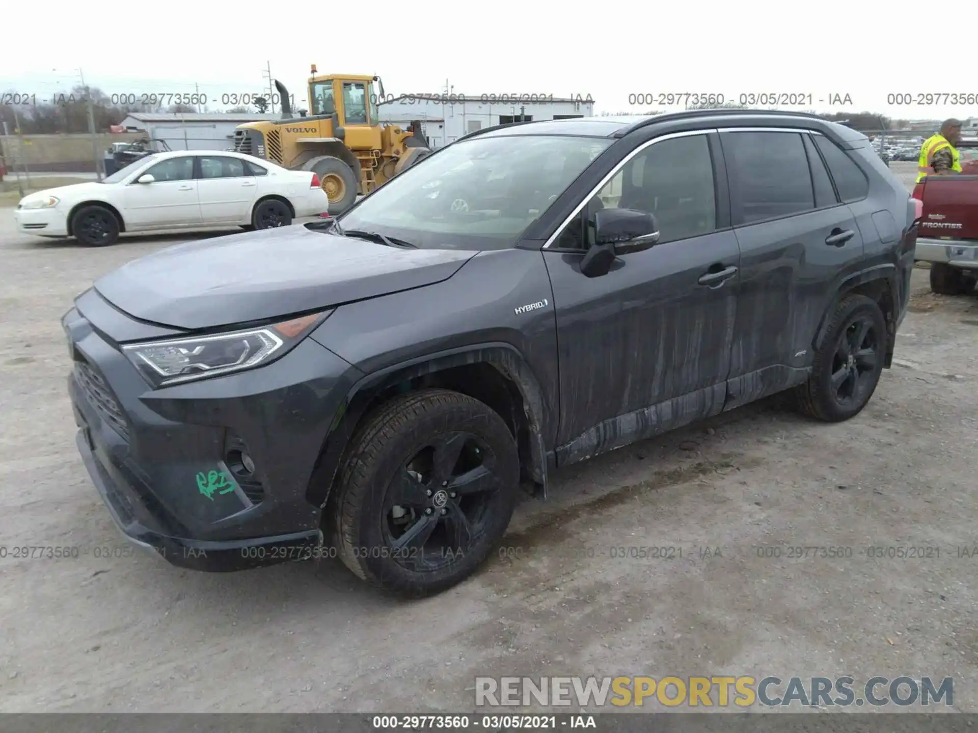 2 Photograph of a damaged car JTME6RFV8MD504113 TOYOTA RAV4 2021