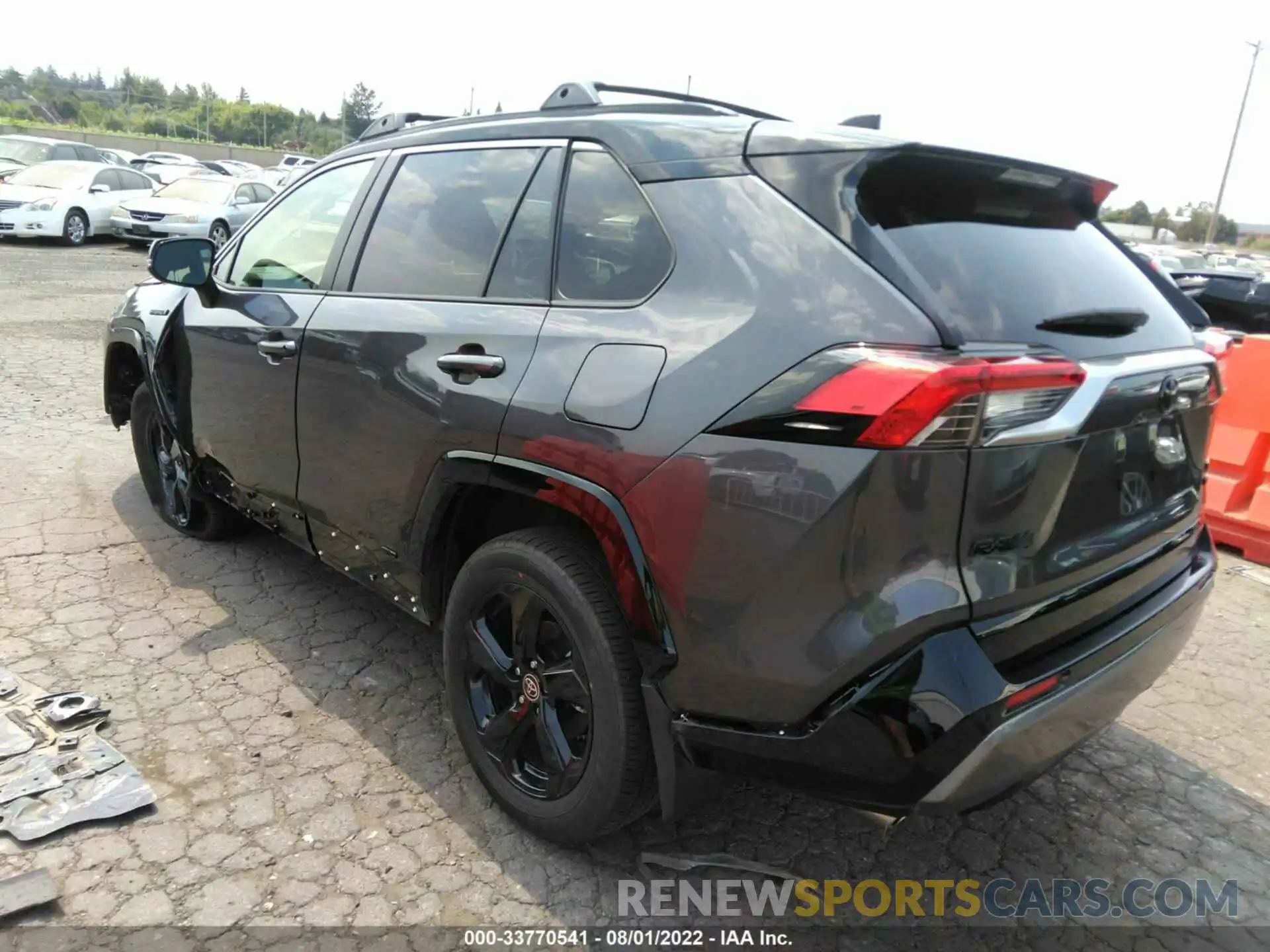 3 Photograph of a damaged car JTME6RFV8MJ009430 TOYOTA RAV4 2021